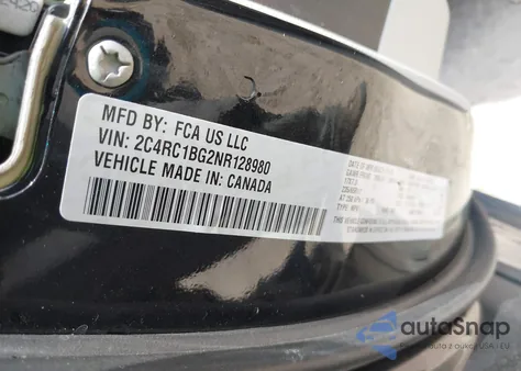 2022 Chrysler Pacifica Touring L from USA, damaged, VIN 2C4RC1BG2NR128980